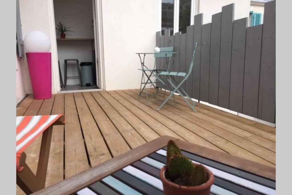 Appartement De Caractere Avec Terrasse. La Rochelle  Kültér fotó